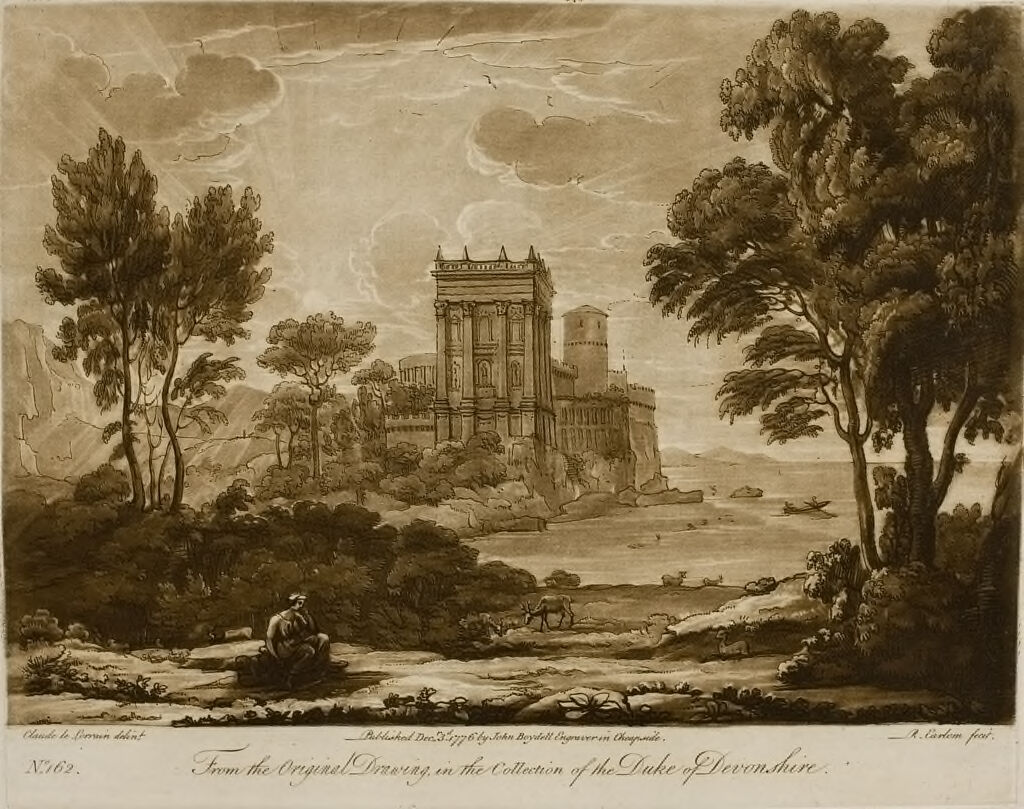 A Landscape, With Buildings, And The Story Of Psyche