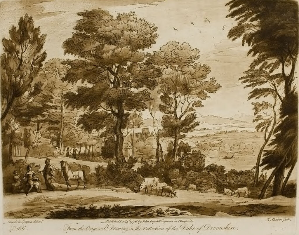 A Landscape, With Figures And Cattle, And Erminia Coming To The Old Shepherd, Who Was Listening To The Son Of His Three Children