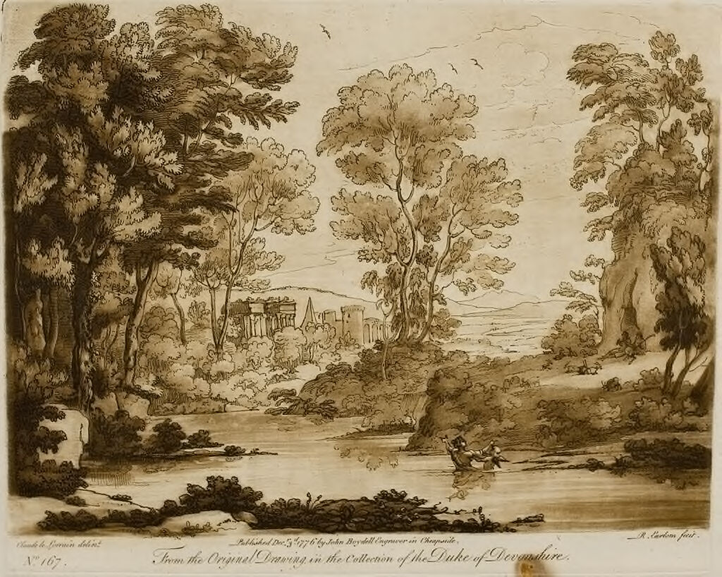 A Landscape, With Buildings, With The Story Of Cupid And Psyche
