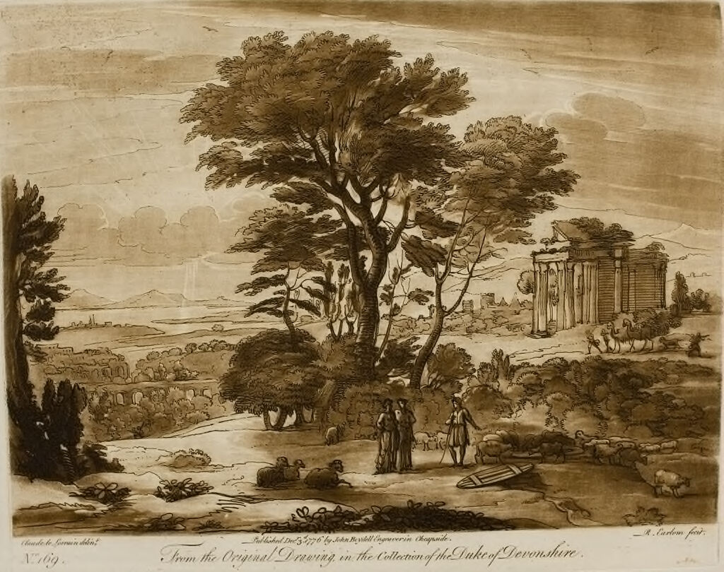 A Landscape, With The Meeting Of Jacob And Rachel At The Well