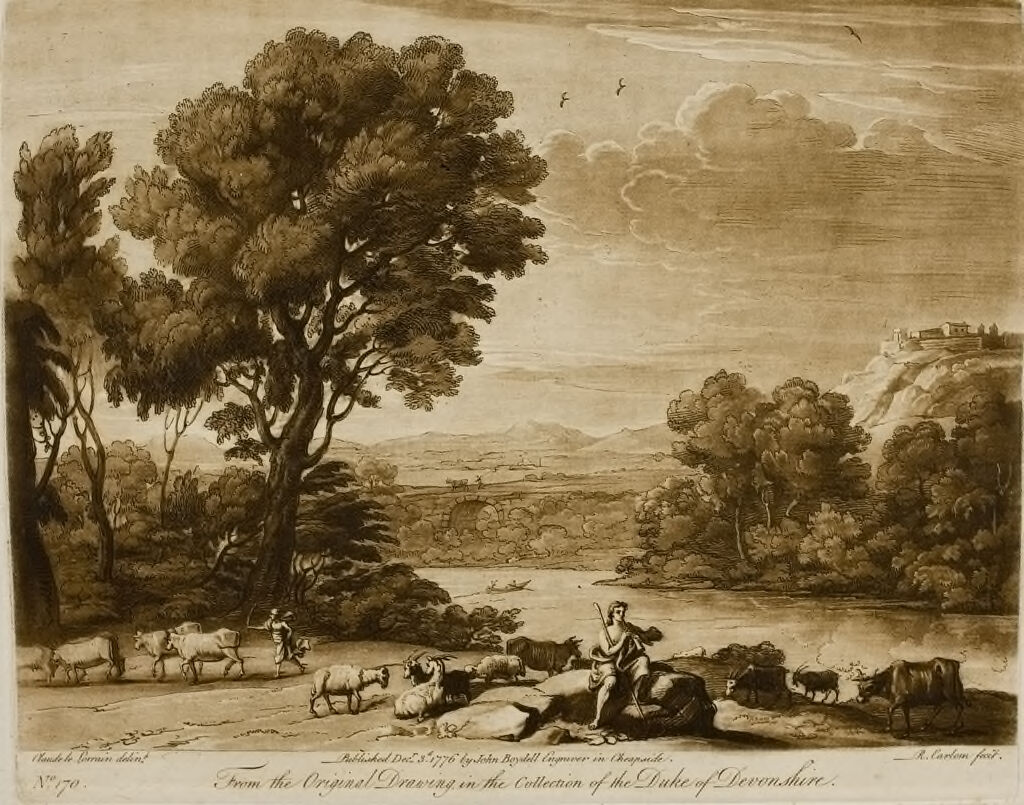 A Landscape, With Cattle, And With Mercury And Battus