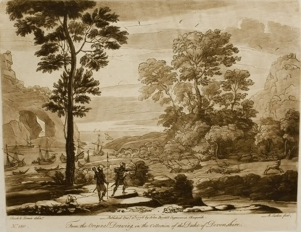 A Landscape With Aeneas Shooting Deer (As Related In The First Book Of Virgil's Aeneid)