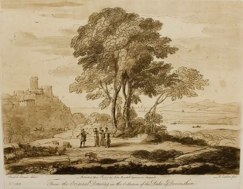 A Landscape, With Figures And Cattle