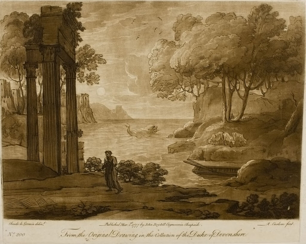 A View On The Seashore, With The Story Of Jonas