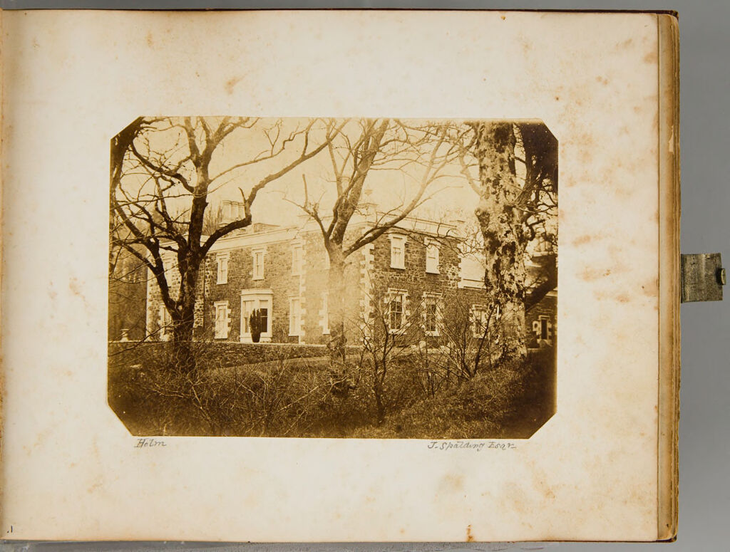 Untitled (Photograph Of Stone House Labeled Holm)