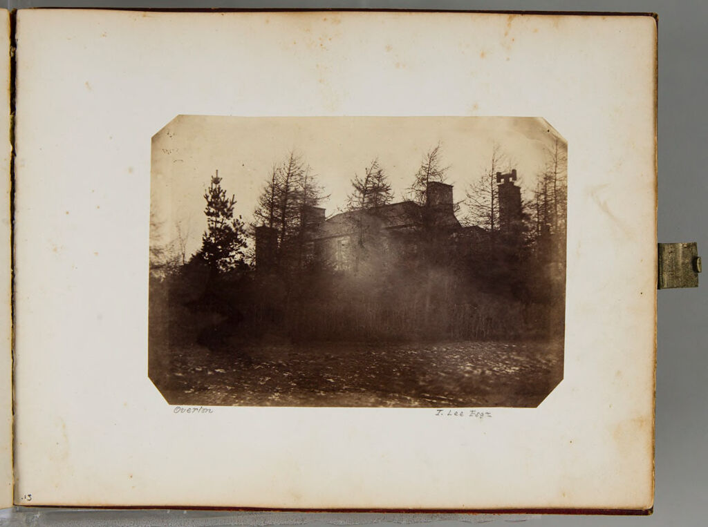 Untitled (View Of House Surrounded By Trees Labeled Overlon)