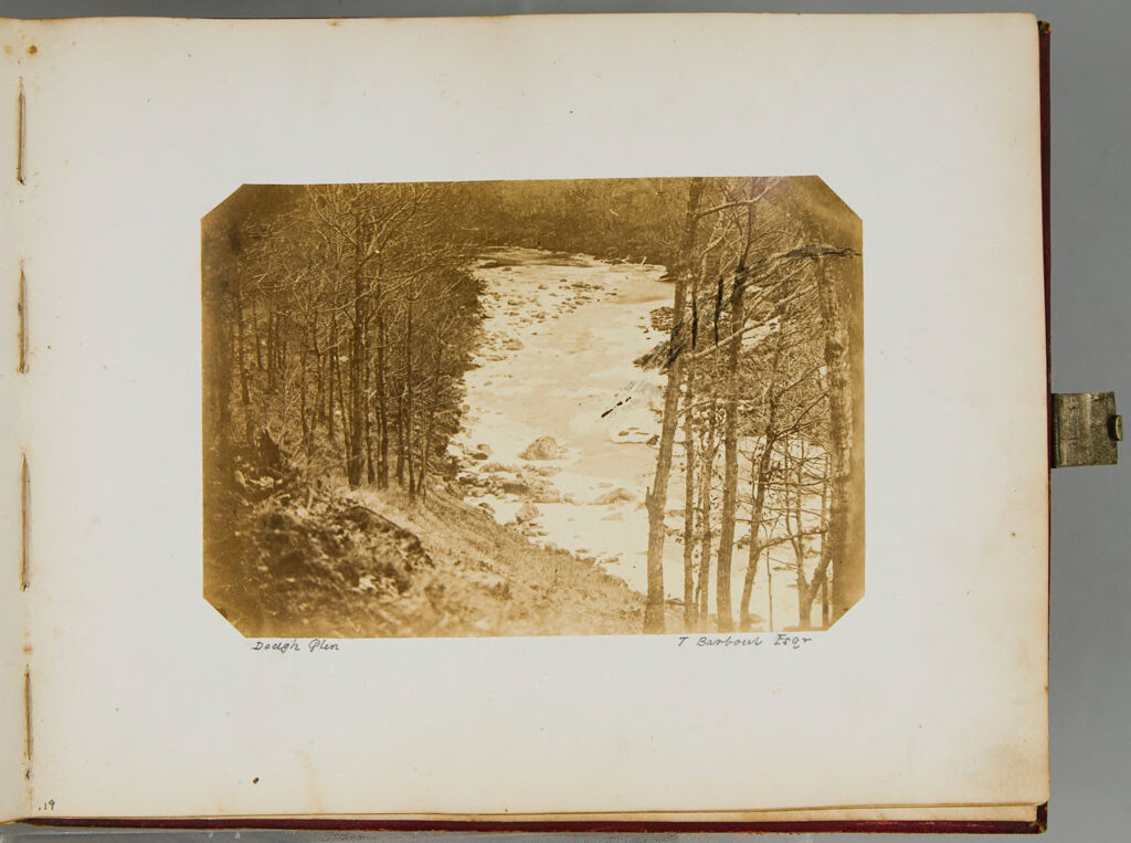 Untitled (Landscape With Stream Or River Labeled Dough(?) Glen)
