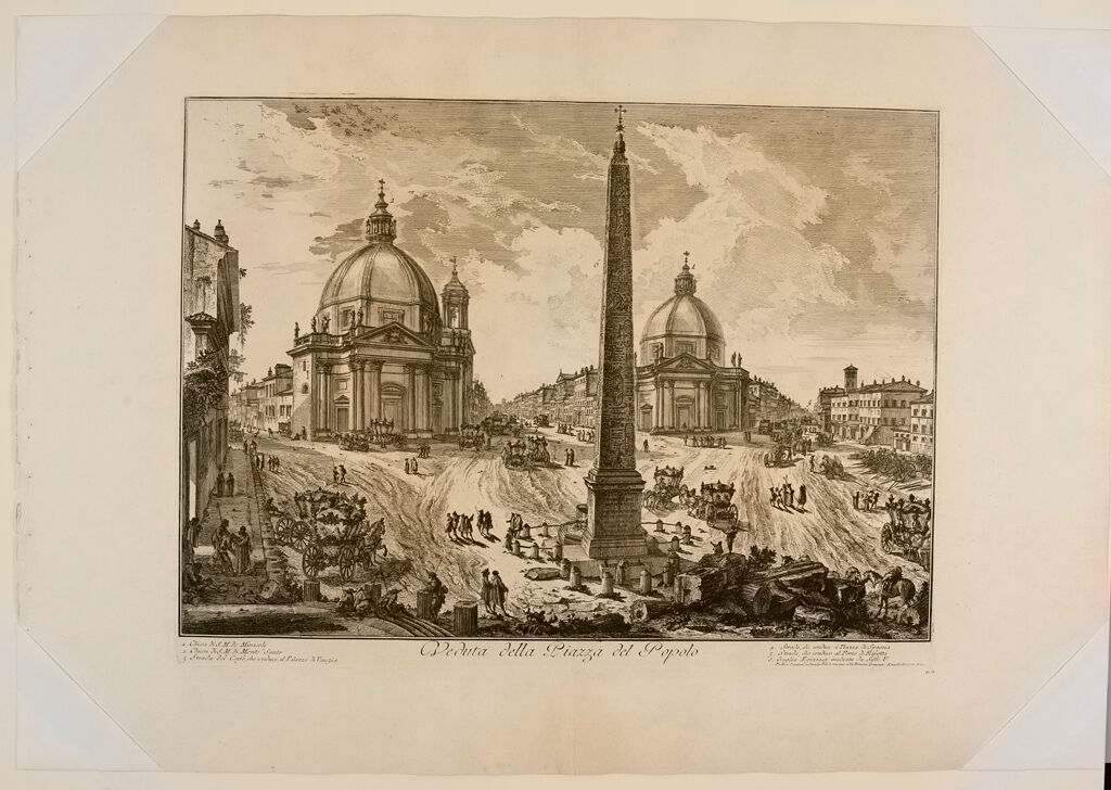View Of The Piazza Del Popolo