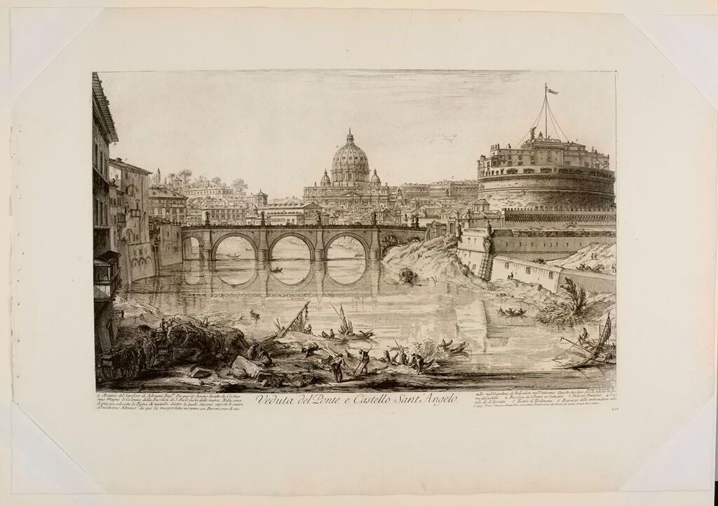 View Of The Bridge And Castel Sant’ Angelo