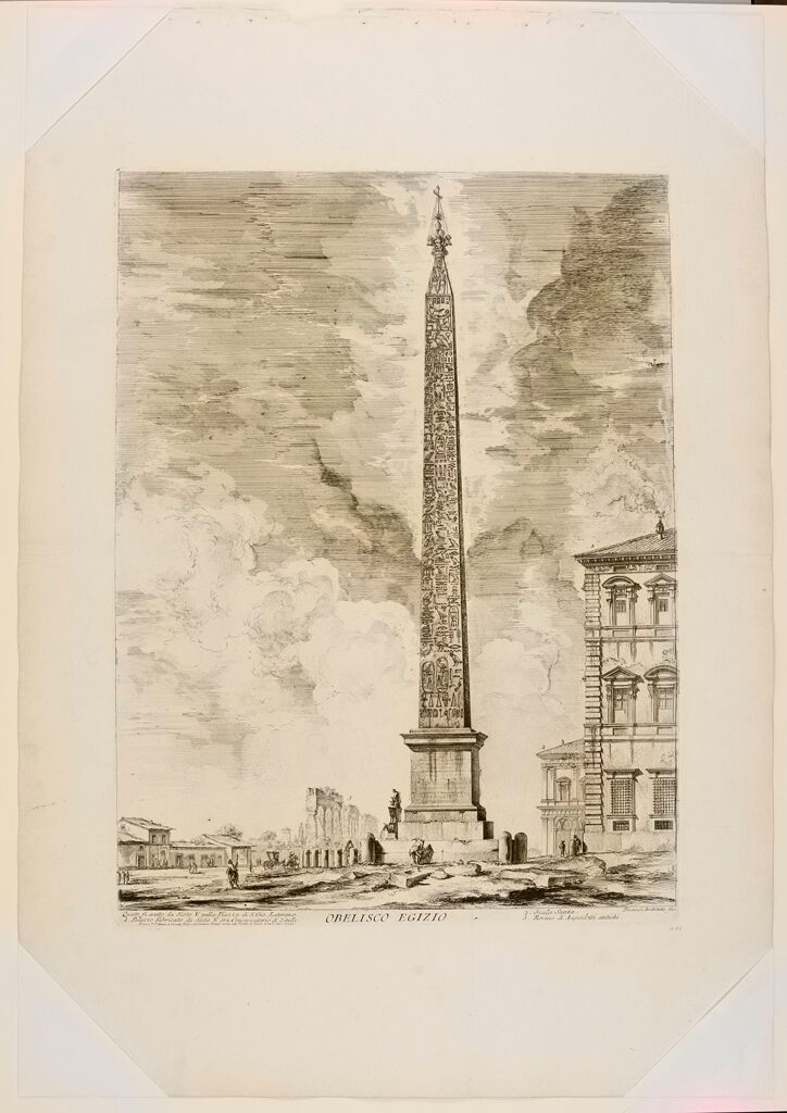 The Egyptian Obelisk In The Piazze Di S. Giovanni Laterano