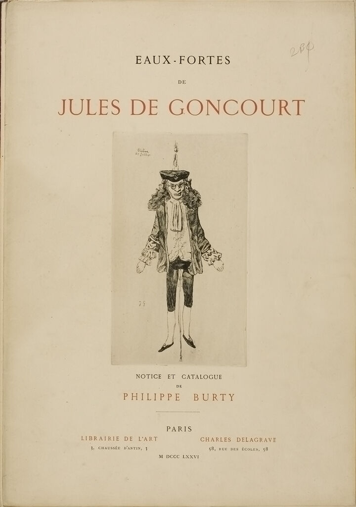 Etchings Of Jules De Goncourt