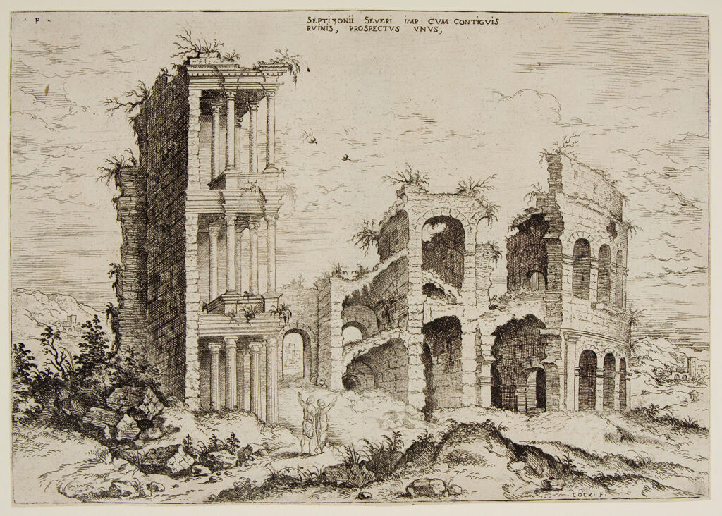 Ruins Of The Septizonium And The Colosseum