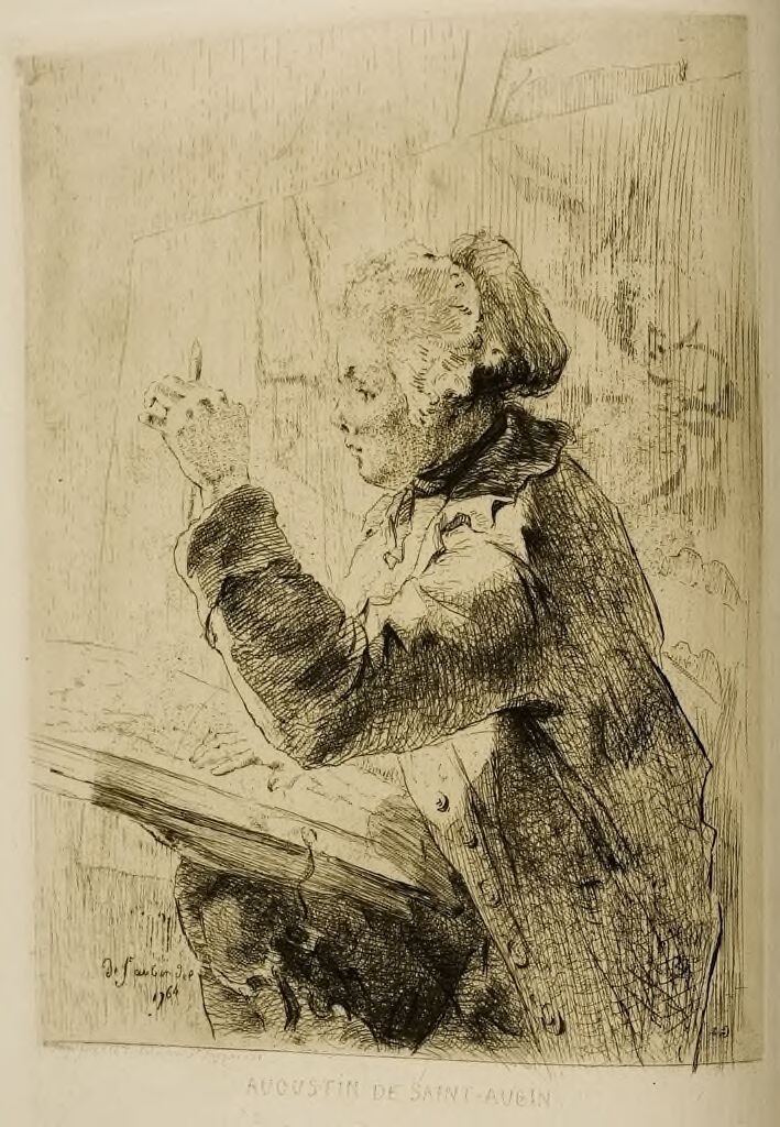 Augustin De Saint-Aubin Drawing