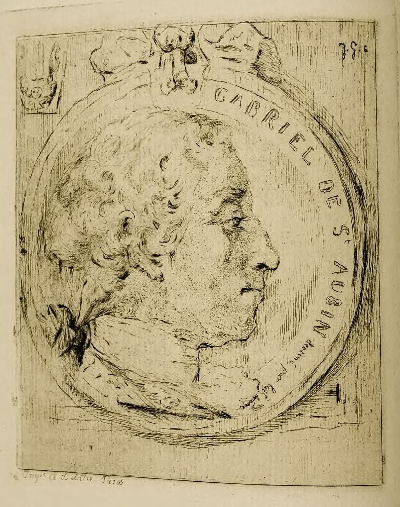 Gabriel De Saint-Aubin, In A Medallion