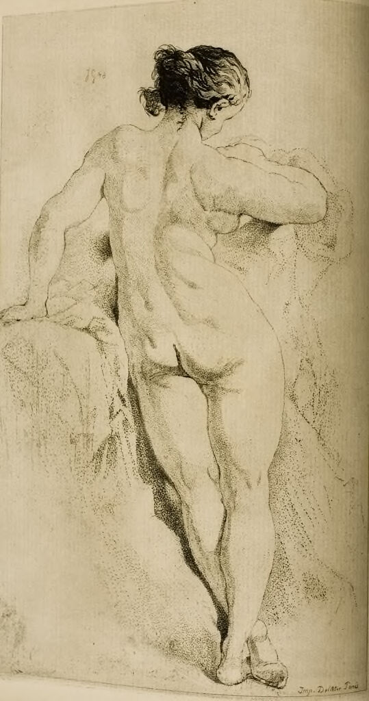 Study Of A Nude Woman Viewed From The Back