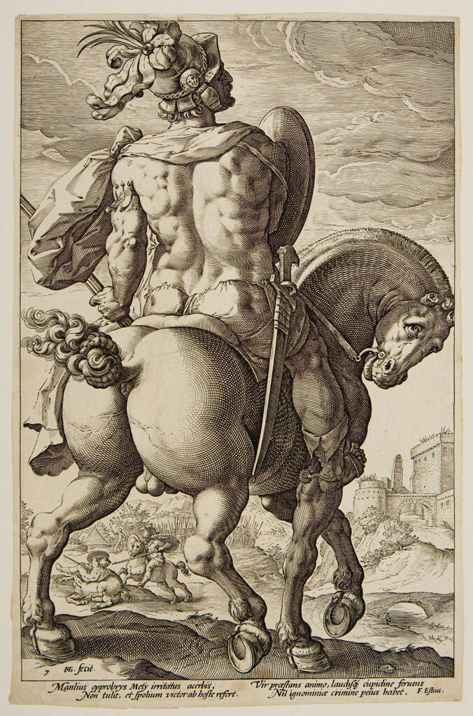 Titus Manlius On Horseback