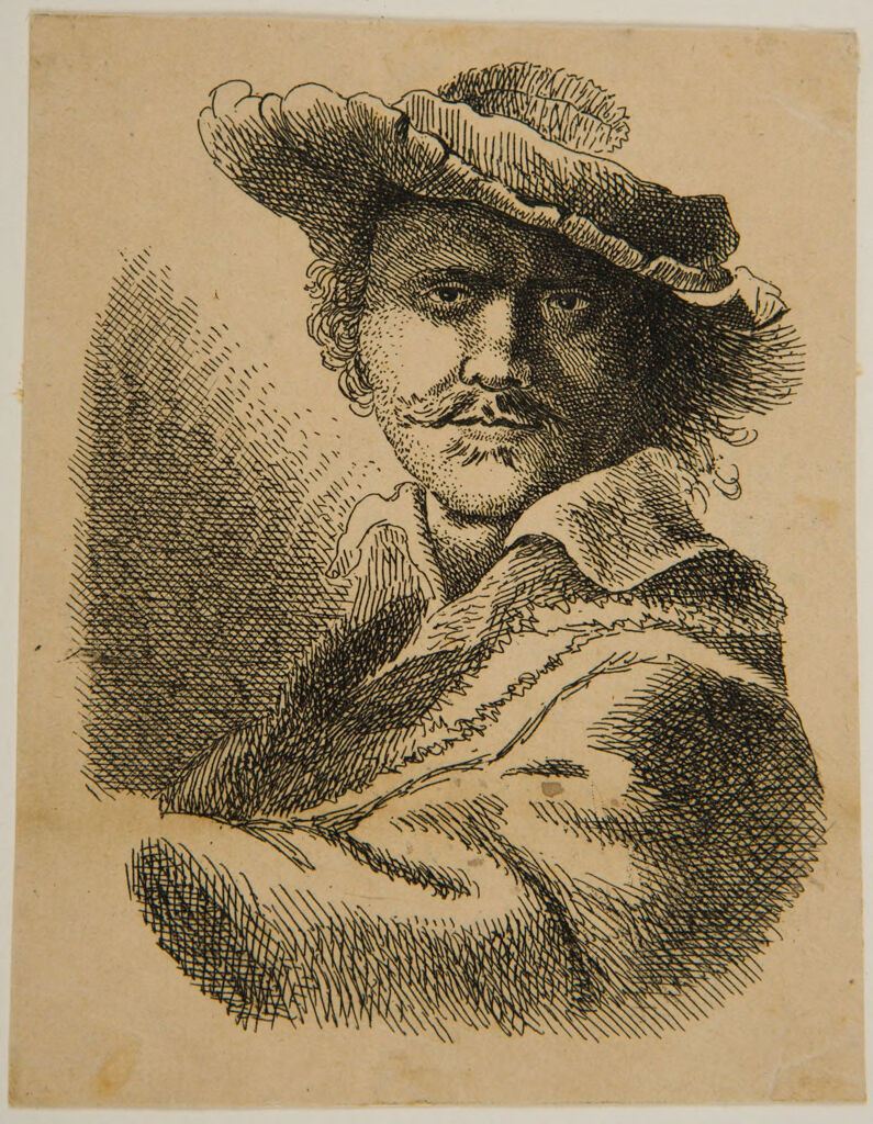 Self-Portrait With Saskia (Copy Of Rembrandt's Portrait Only)