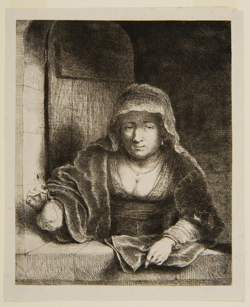 Woman With A Pear