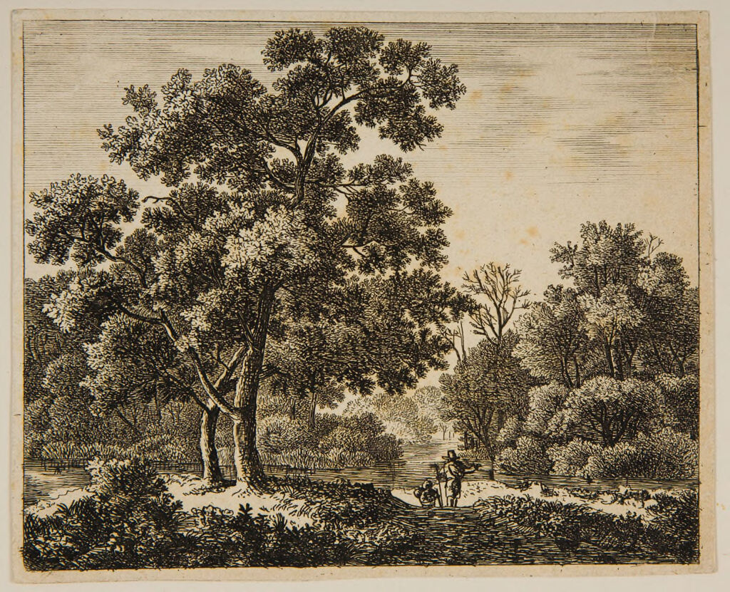 Two Travellers In The Wood
