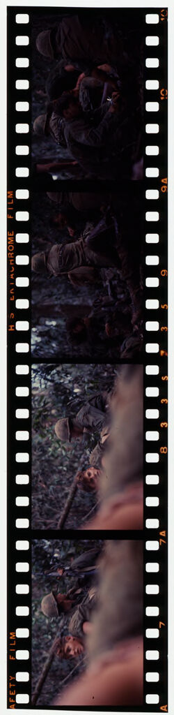 Untitled (Soldiers On Patrol In Jungle And Caring For Wounded During Fighting In Central Highlands Near Dak To, Vietnam)