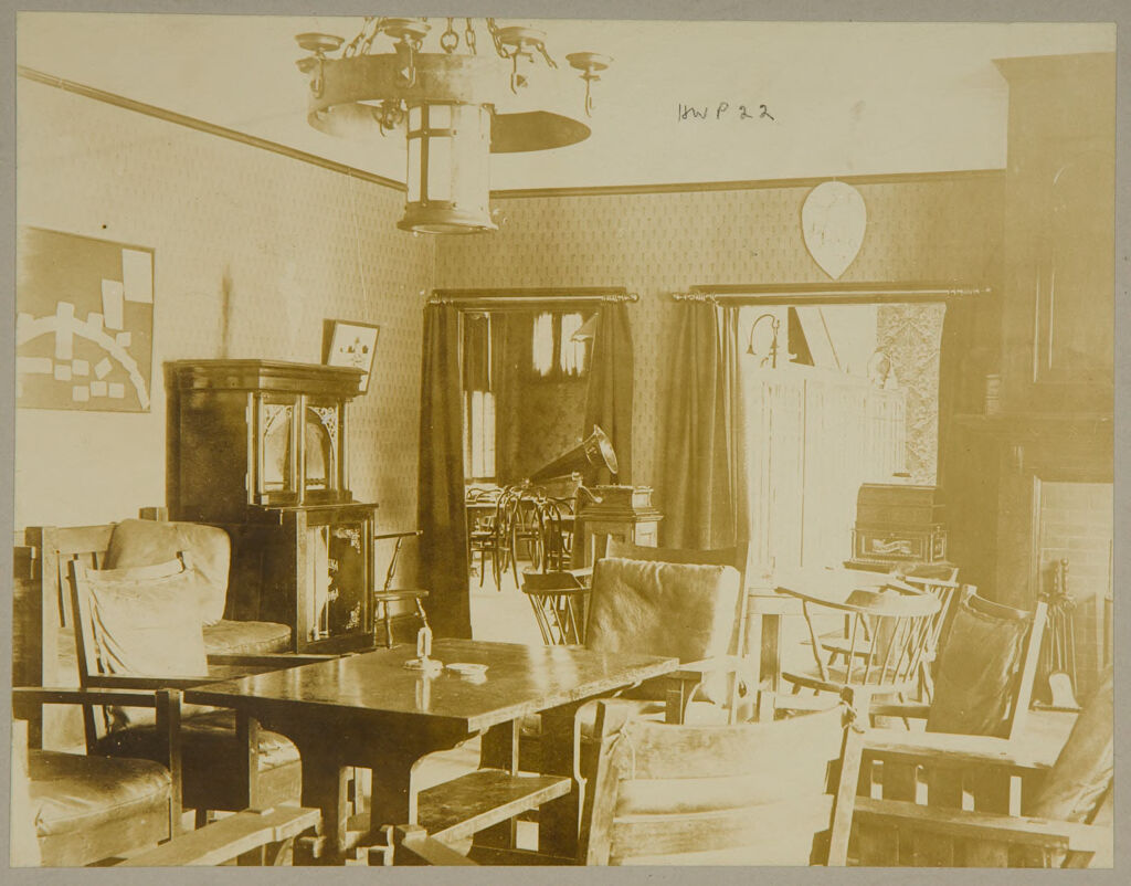 Industrial Problems, Welfare Work: United States. Colorado. Pueblo. Colorado Fuel And Iron Company: Provision Of Recreational Facilities For Employees: Industrial Betterment In The United States. Housing Of Working People By Employers: Colorado Fuel And Iron Company, Pueblo, Colorado.: Lounging Room, Redstone Club House.
