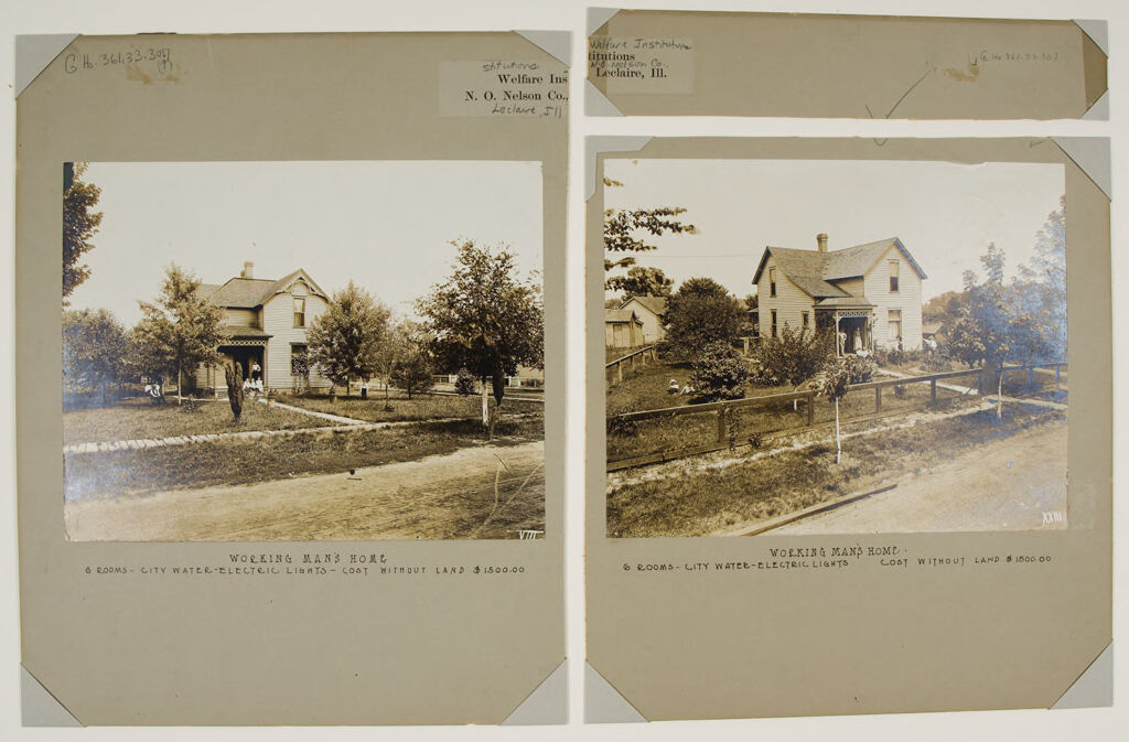 Industrial Problems, Welfare Work: United States. Illinois. Leclaire. Nelson Manufacturing Company: Welfare Institutions. N.o. Nelson Co., Leclaire, Ill.