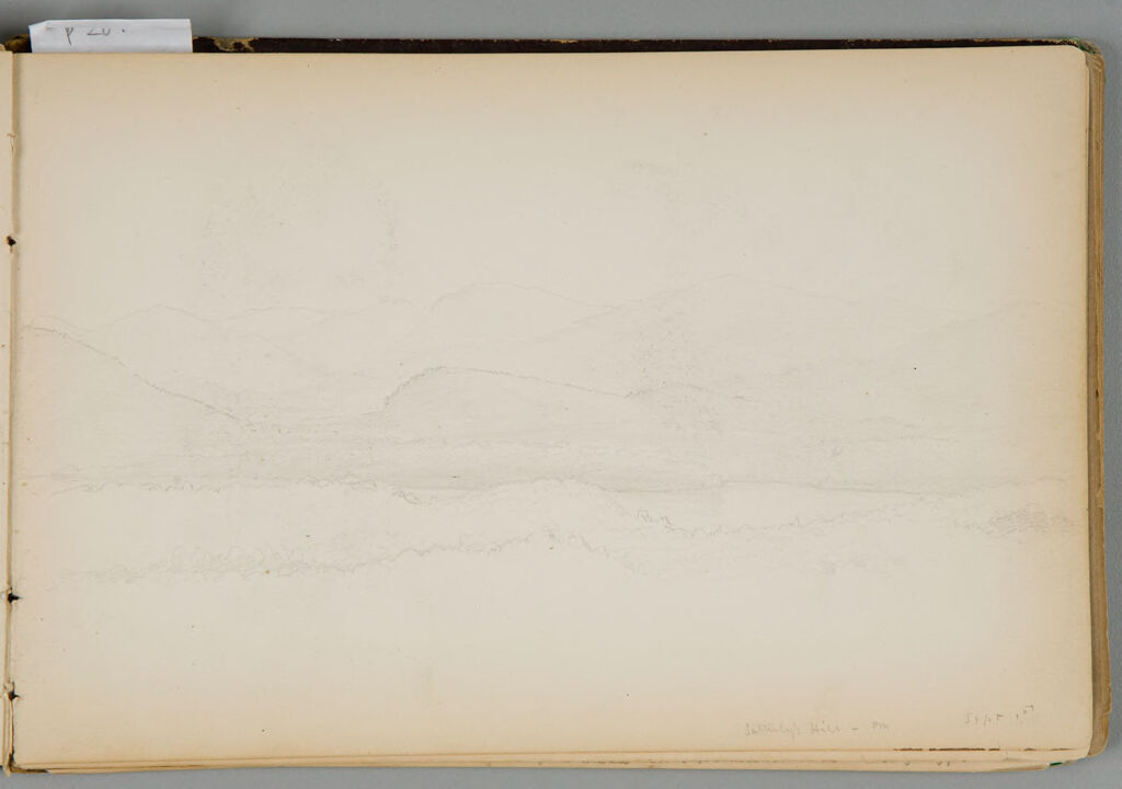 Satterly's Hill; Verso: Piseco Lake, New York