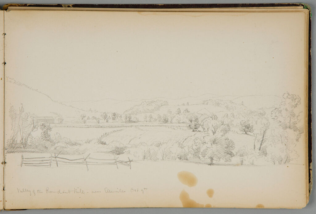Rondout Valley, New York; Verso: Eliphalet Terry