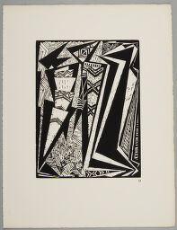 Curved Lines In Space I, Four Stories Of White And Black, Pl. 15