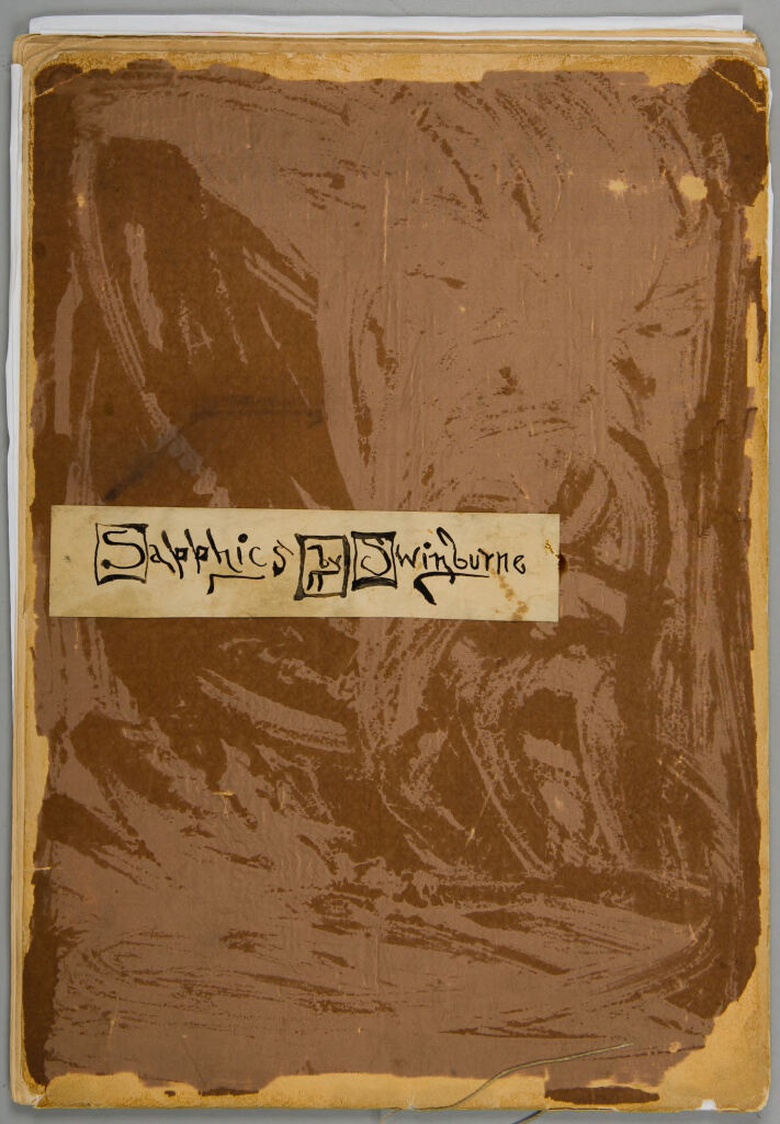 Album Of Drawings, Including Illustrations For Swinburne's 