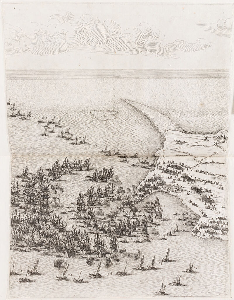 Siege Of The Citadel Of Saint-Martin On L'ile De Re (Upper Left)