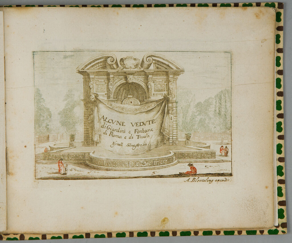 Some Views Of  Gardens And Fountains Of Rome And Tivoli (A Book Of 12 Plates)