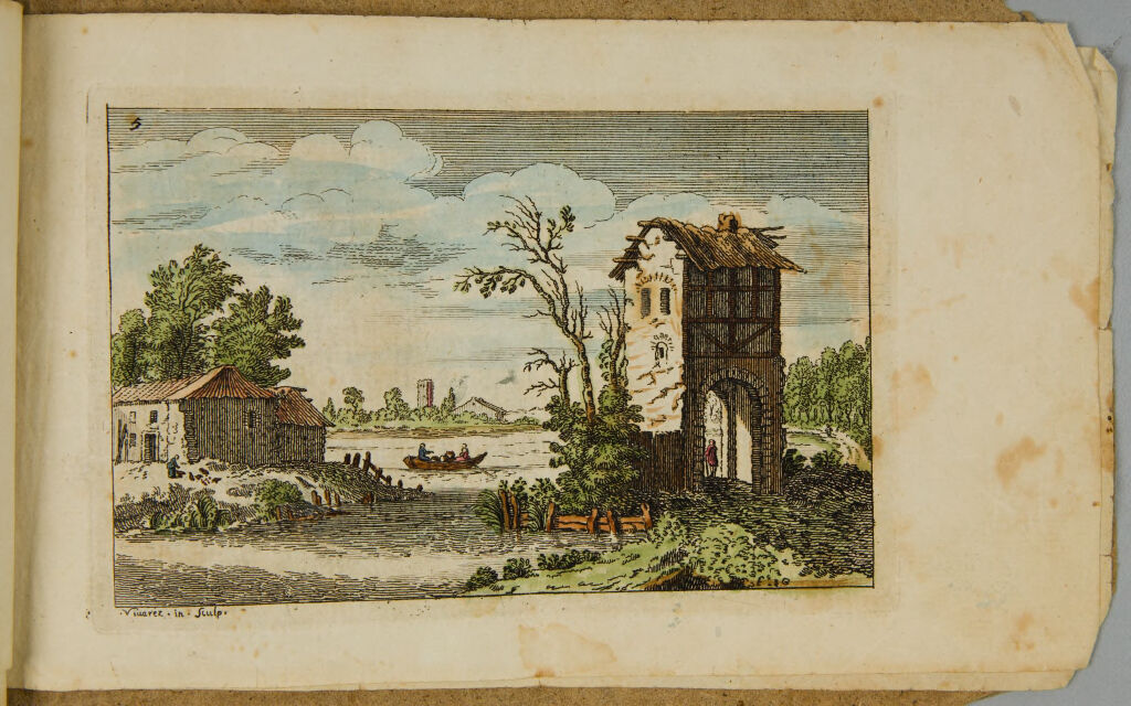 Landscape With An Arch Topped By A Half-Timbered House