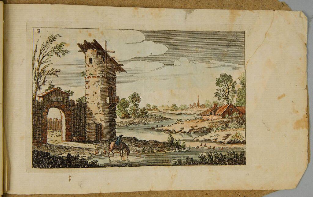 Landscape With An Arch And Circular Tower