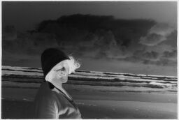 [Julia Feininger On Beach In Deep, Baltic Coast]