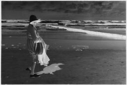 [Julia Feininger On Beach In Deep, Baltic Coast]