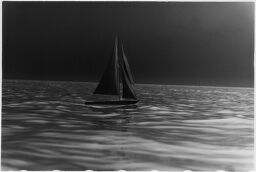 [Sailing Model Yacht On The Baltic]