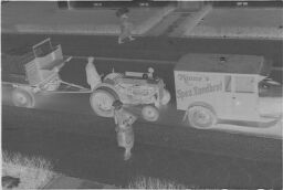 [View From Above Of Delivery Vehicles, Siemensstadt]