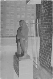 [Sculpture In Outside Courtyard, New York]