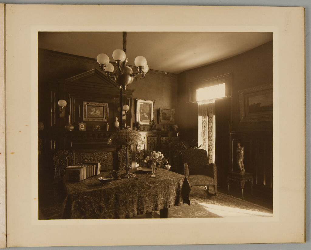 Untitled (Library, Table In Foreground)