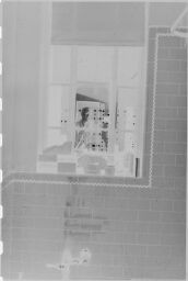 [Reflection Of Lyonel Feininger In Window]