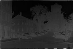 [Street Scene With The First Parish Church, Plymouth, Massachusetts]