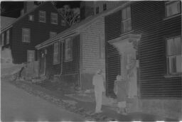 [Houses And Figures, Plymouth, Massachusetts]