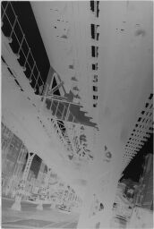 [Elevated Train Tracks Viewed From Below, New York]