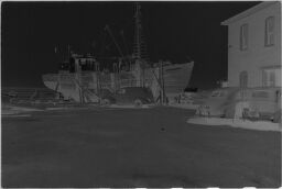 [Large Ship In Dry Dock]