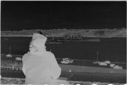 [View From Riverside Drive Of The North River With Warship]