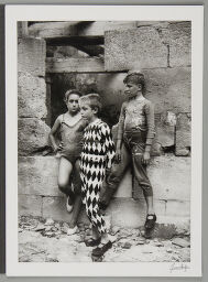 Untitled (Trio With Harlequin, Arles)