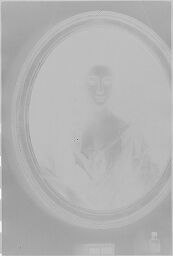 [Portrait Of A Woman In An Oval Frame, New England]