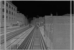 [Elevated Railroad Tracks, New York]