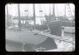 [Boats At Harbor, Plymouth, Massachusetts]